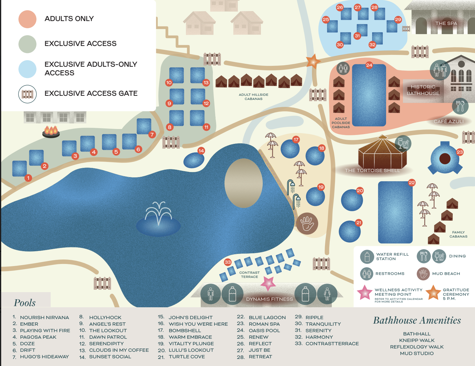 Murrieta hot spring pool map